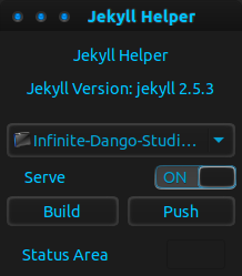 Screenshot of Jekyll Helper